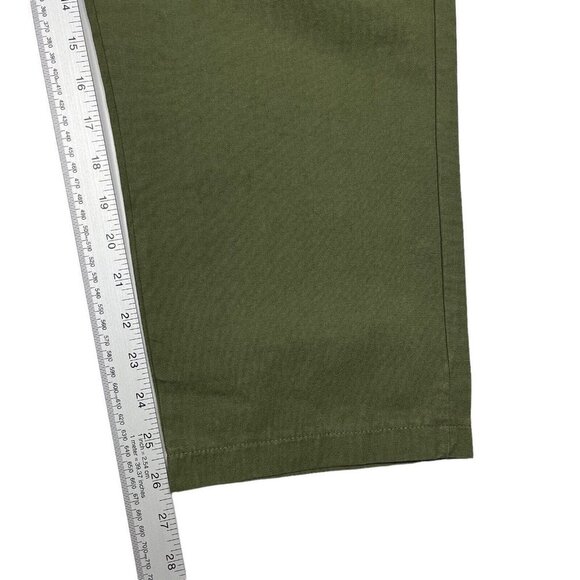 7 For All Mankind Khaki Tie-Waist Straight Leg Pants - Picture 7 of 12